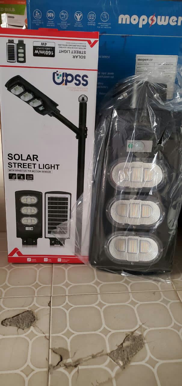 Solar street light at Ojo Alaba