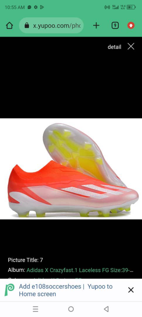 Adidas Crazyfast Ankle boot for sale at Ikorodu