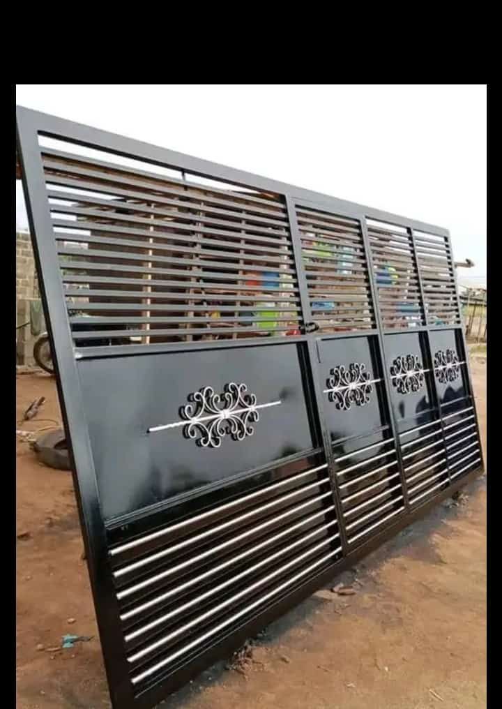Different designs of iron Gate for sale at ikorodu