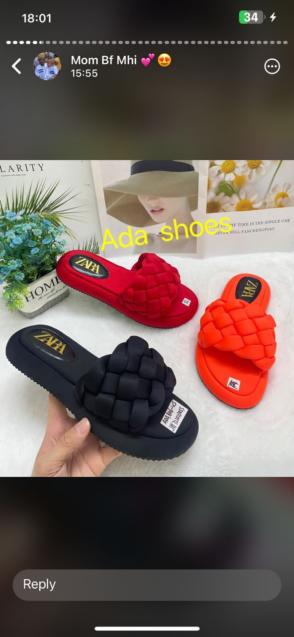 Ladies designer slippers for sale at ikorodu