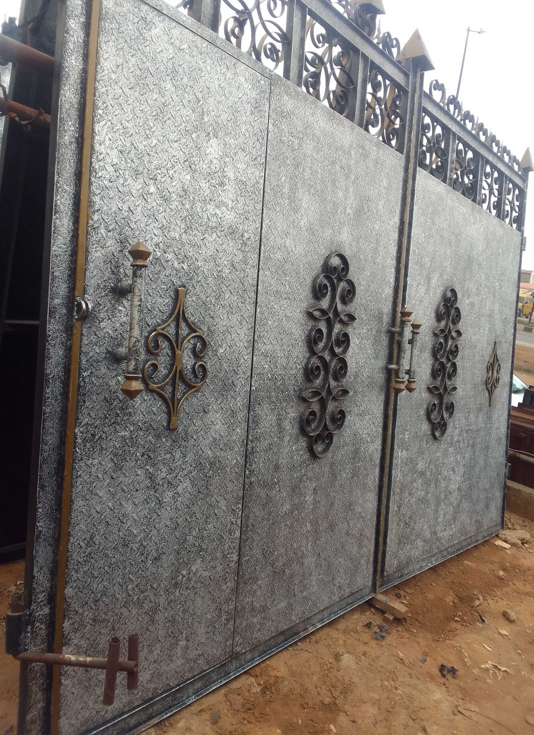 Iron gate for sale at ikorodu