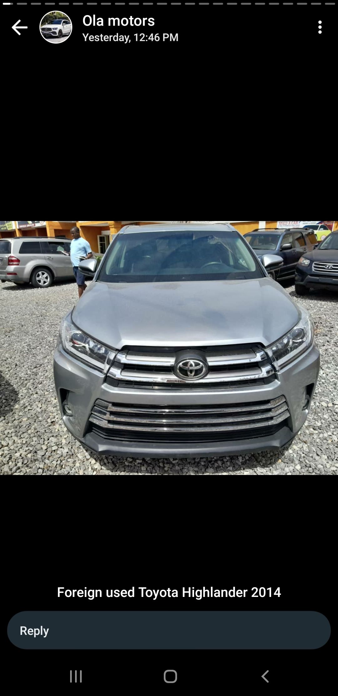 Toyota highlander 2017 for sale