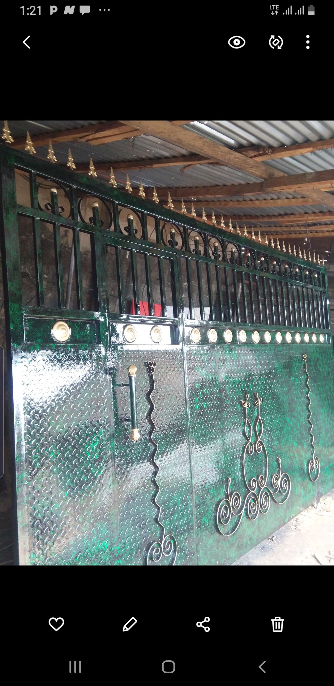 Channel Gate for sale at ikorodu