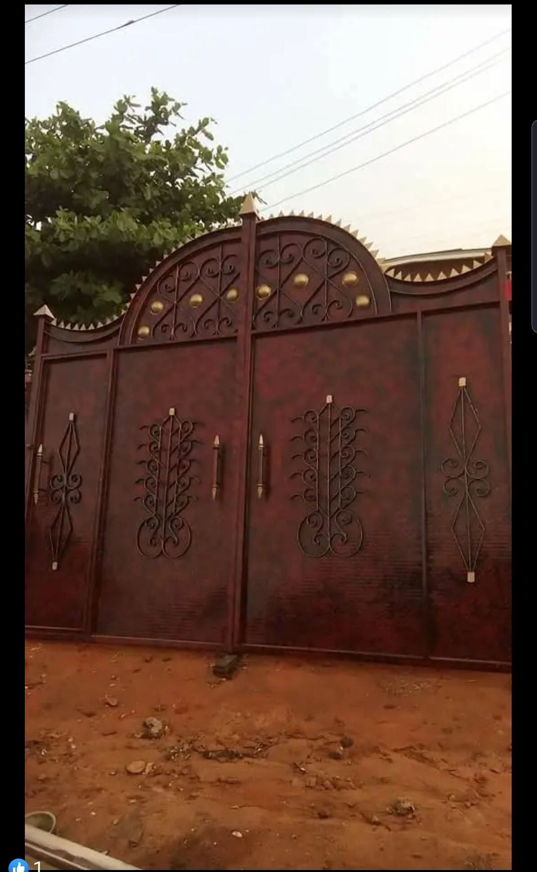 Channel Gate for sale at ikorodu