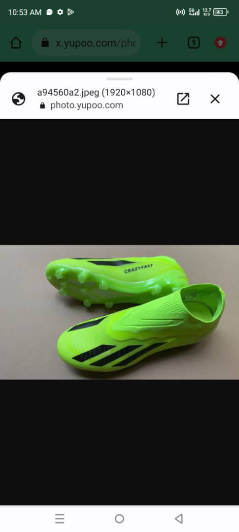 Adidas Crazyfast Ankle boot for sale at Ikorodu