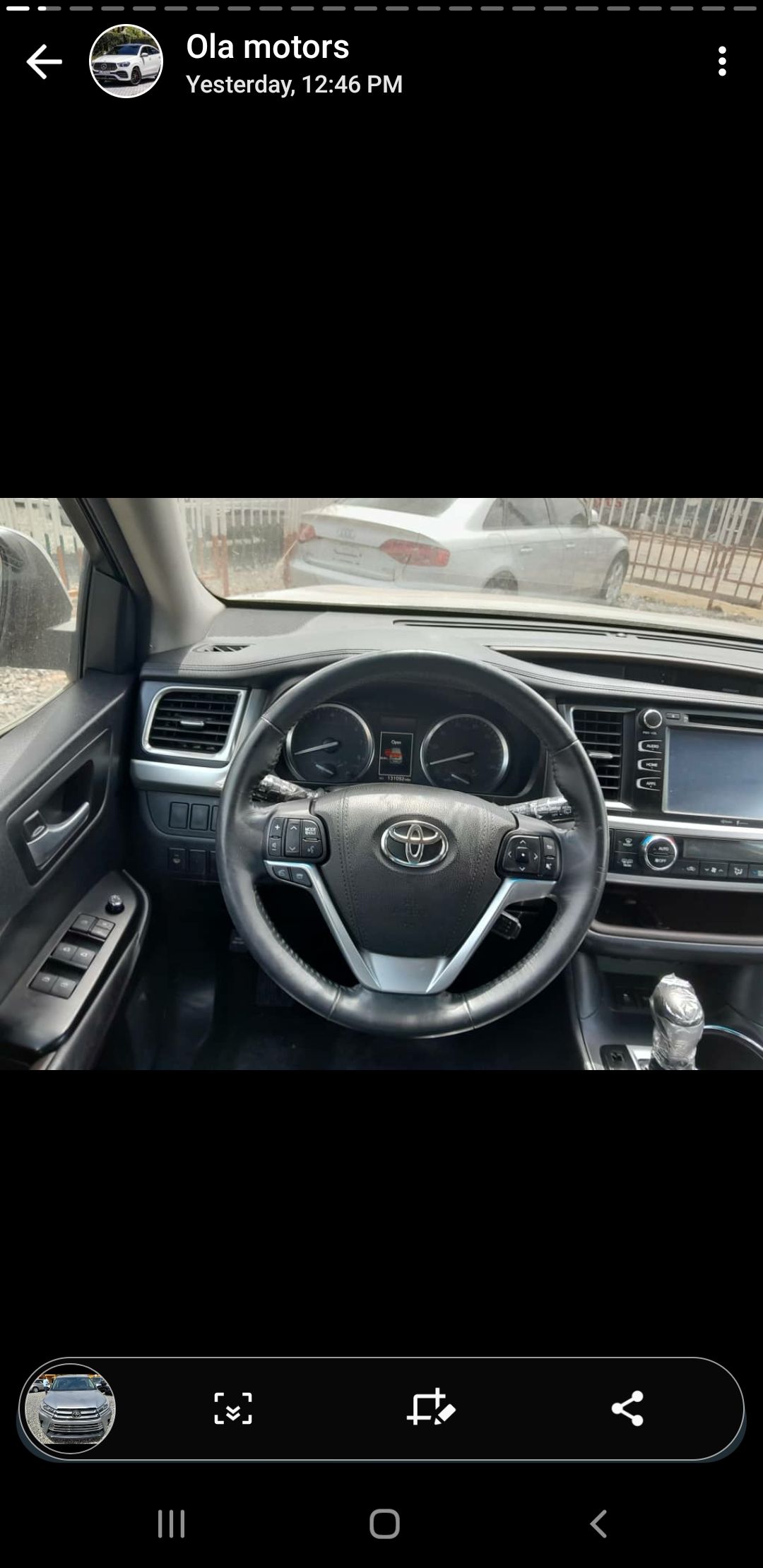 Toyota highlander 2017 for sale