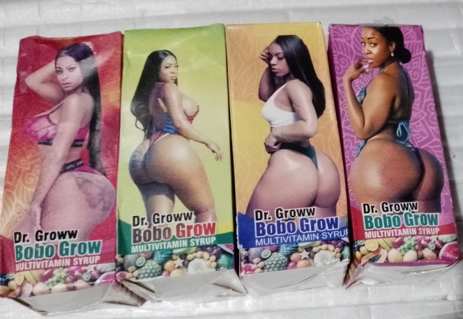2 Bottles Bobaraba Syrup for Butt and Breast Enlargement