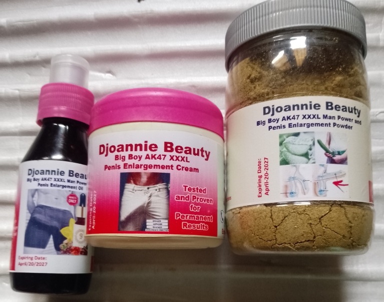 Big Boy AK 47 XXXL Penis Enlargement Cream, Oil and Powder Tea