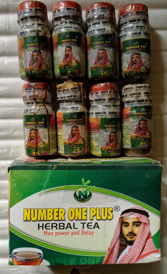 Number One Plus Herbal Powder Tea+2 VIP Penis Enlargement Powder