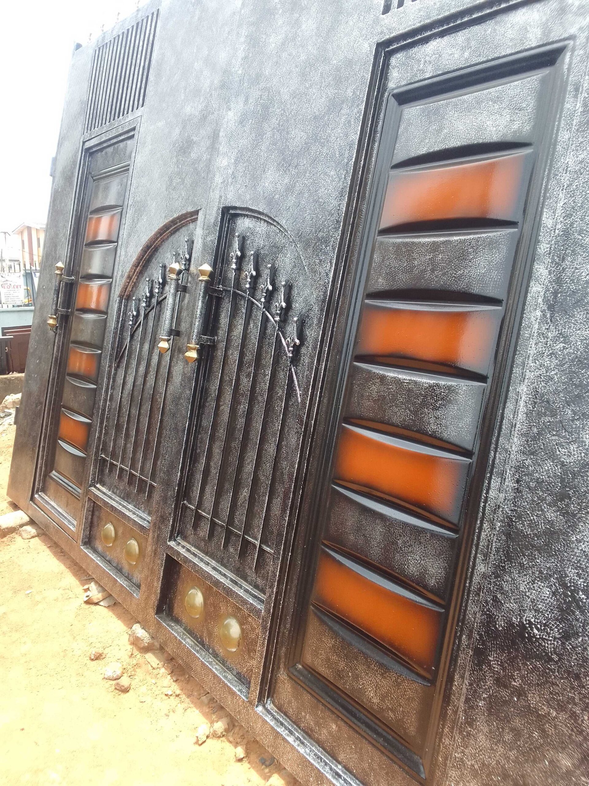 Iron gate for sale at ikorodu