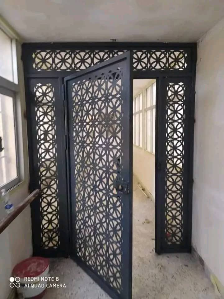 Different designs of iron Gate for sale at ikorodu