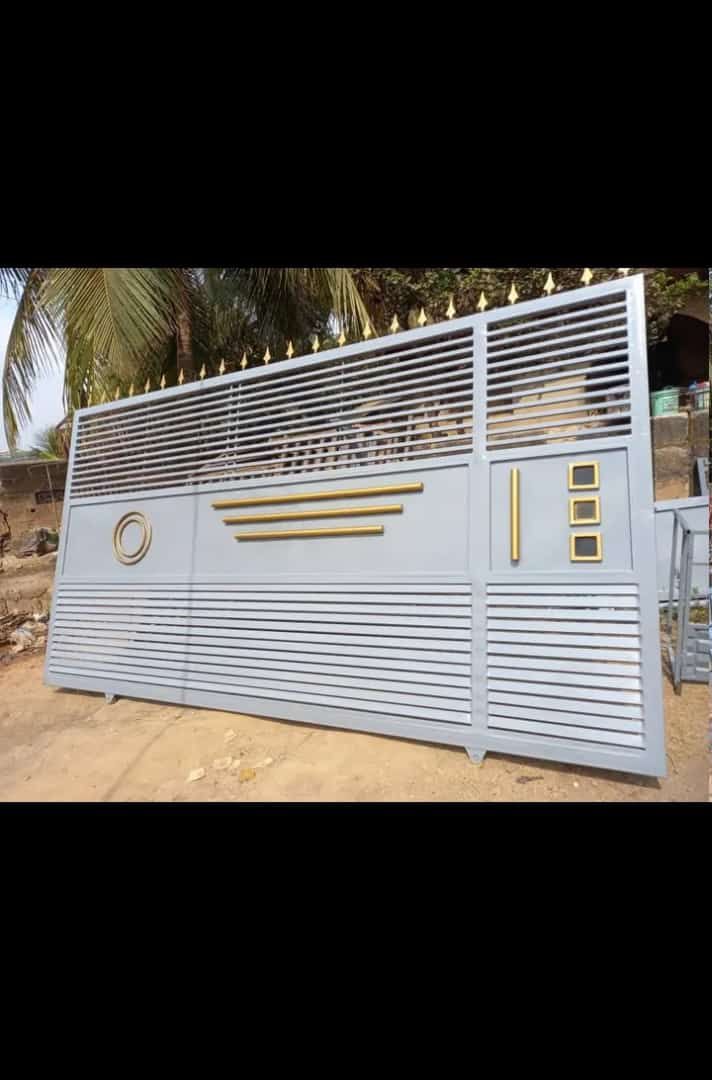 Different designs of iron Gate for sale at ikorodu