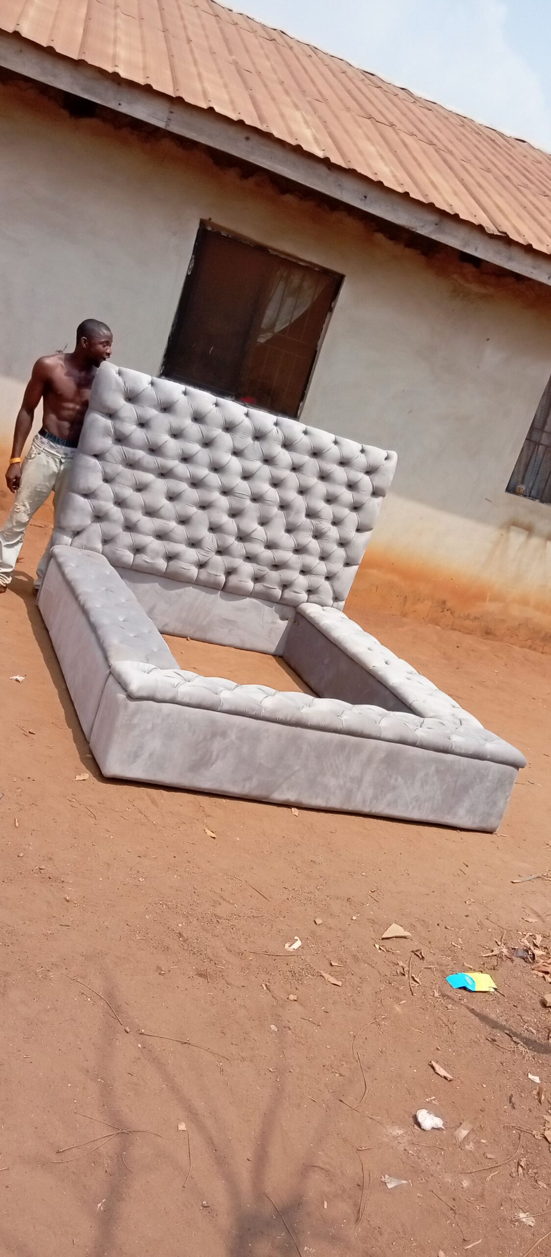 4/0 Bed frame for sale at Ikeja along