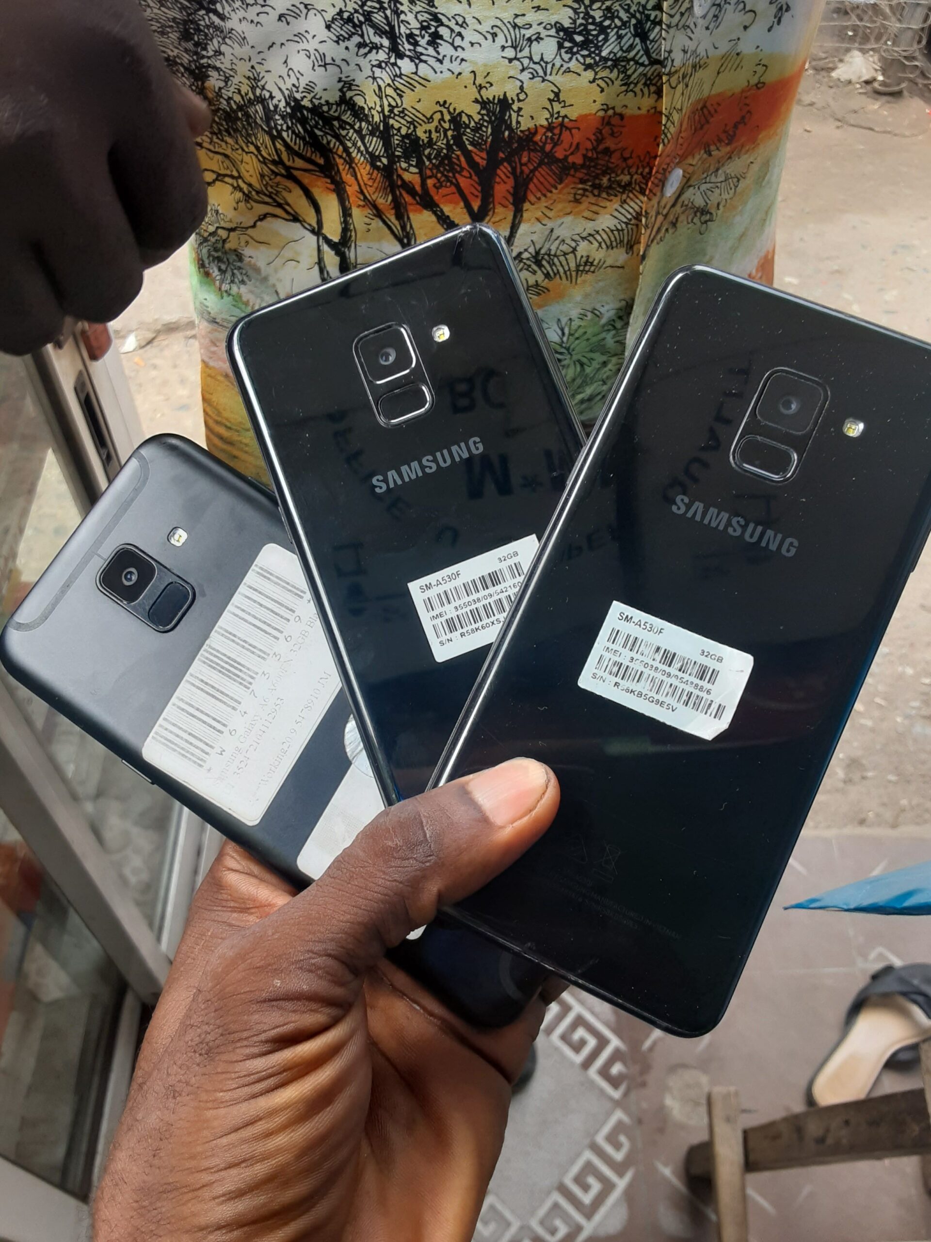 SAMSUNG A8 FOR SALE AT COMPUTER VILLAGE IKEJA