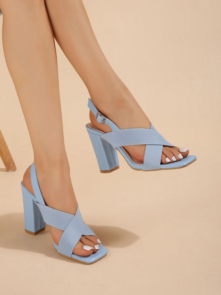 Cross heel sandal for ladies