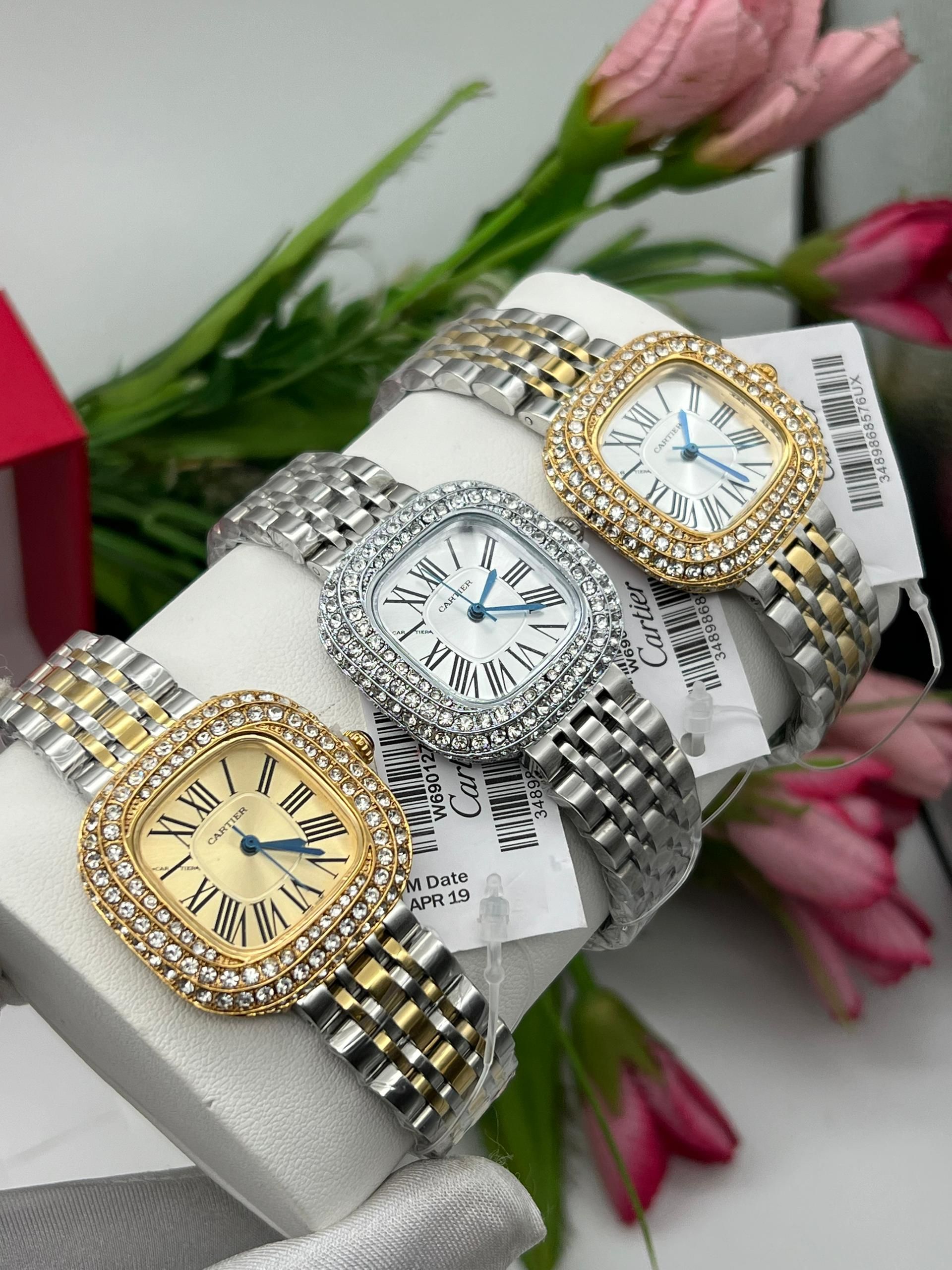 **CARTIER STONES HEAD STAINLESS STEEL