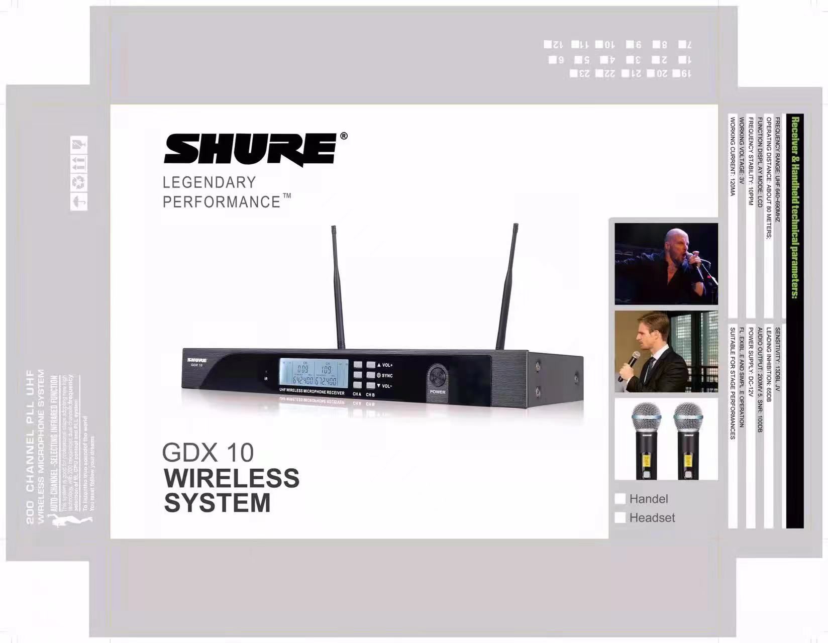SURE 300 METER WIRELESS MICHROPHONE FOR SALE AT IKEJA