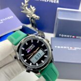 TOMMY HILFIGER CHRONOGRAPH RUBBER STRAP