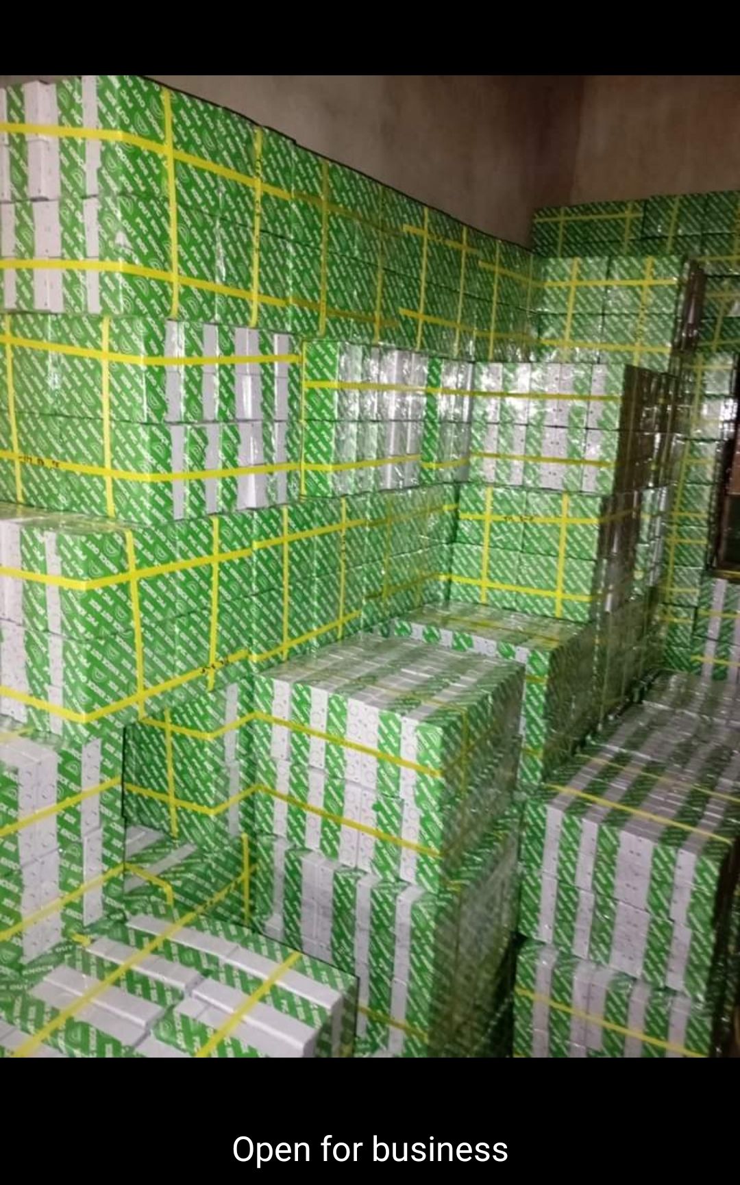 P.v.c boxes, chandeliers and Nigeria Wire and cables, switches an