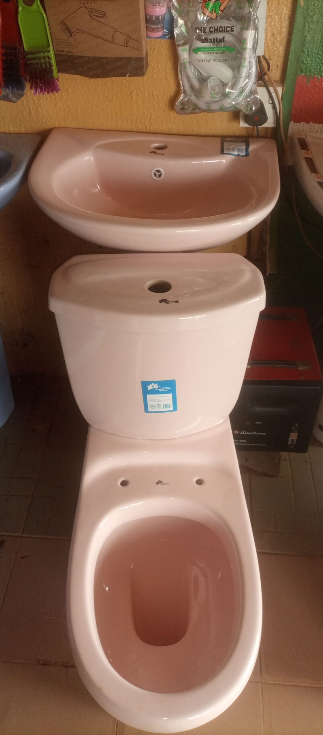 Complete Good Home WC with washing hand basing for sale at ikeja