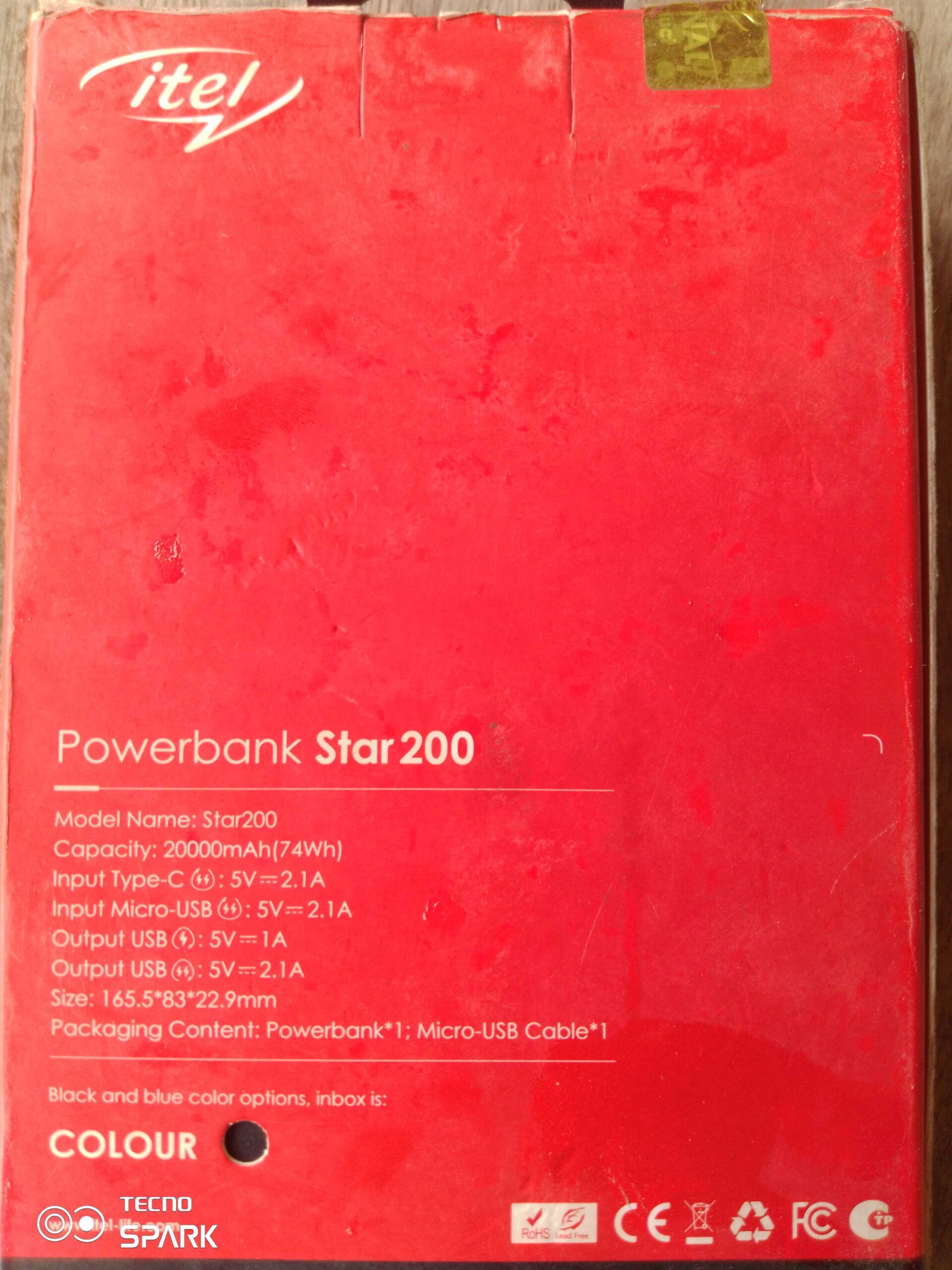 Itel power bank for sale at Ikeja