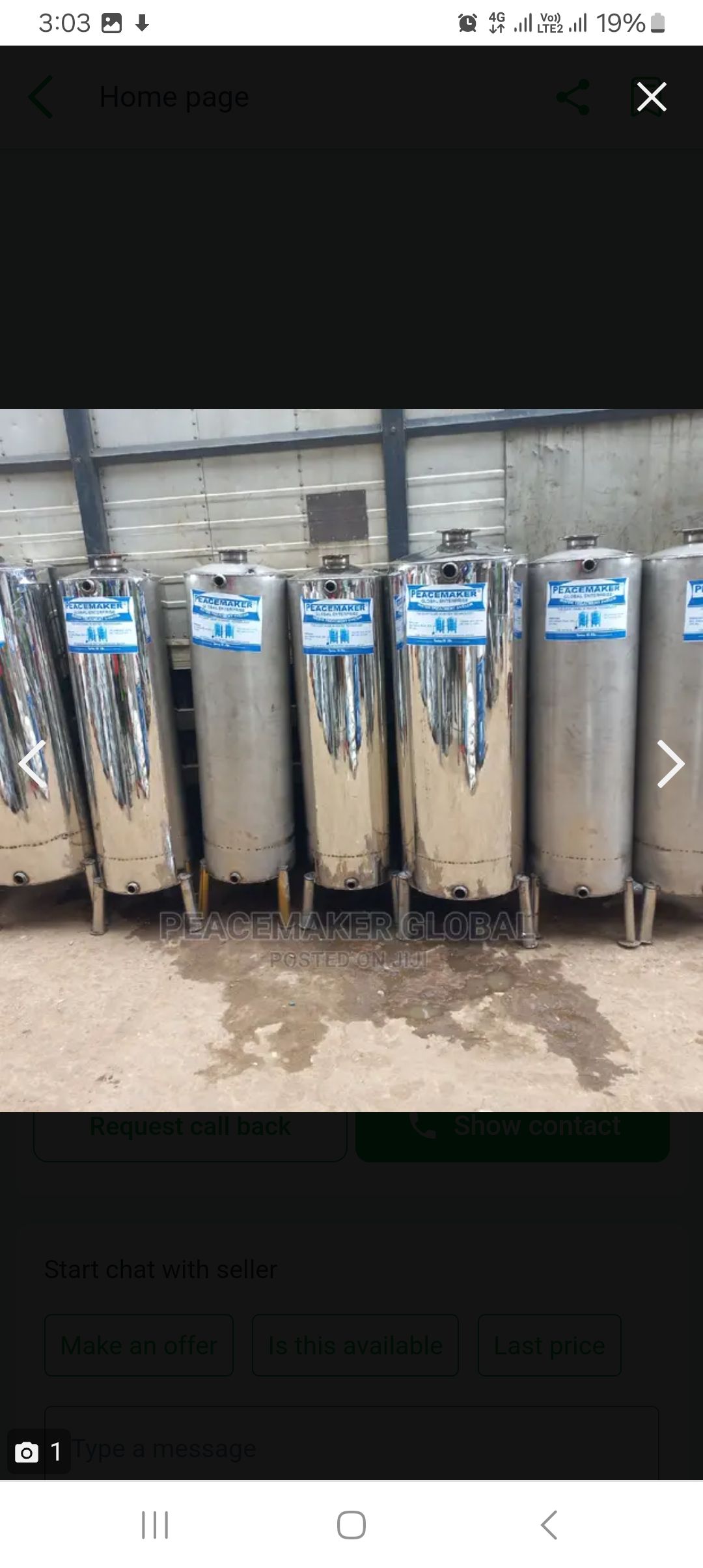 STANILESS STEEL WATER TREATMENT – Orile Coker – Lagos