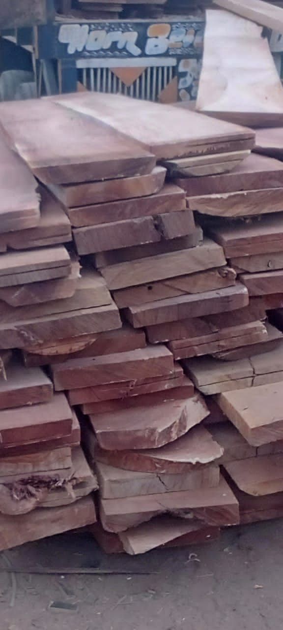 Wooden materials for sale at ikorodu