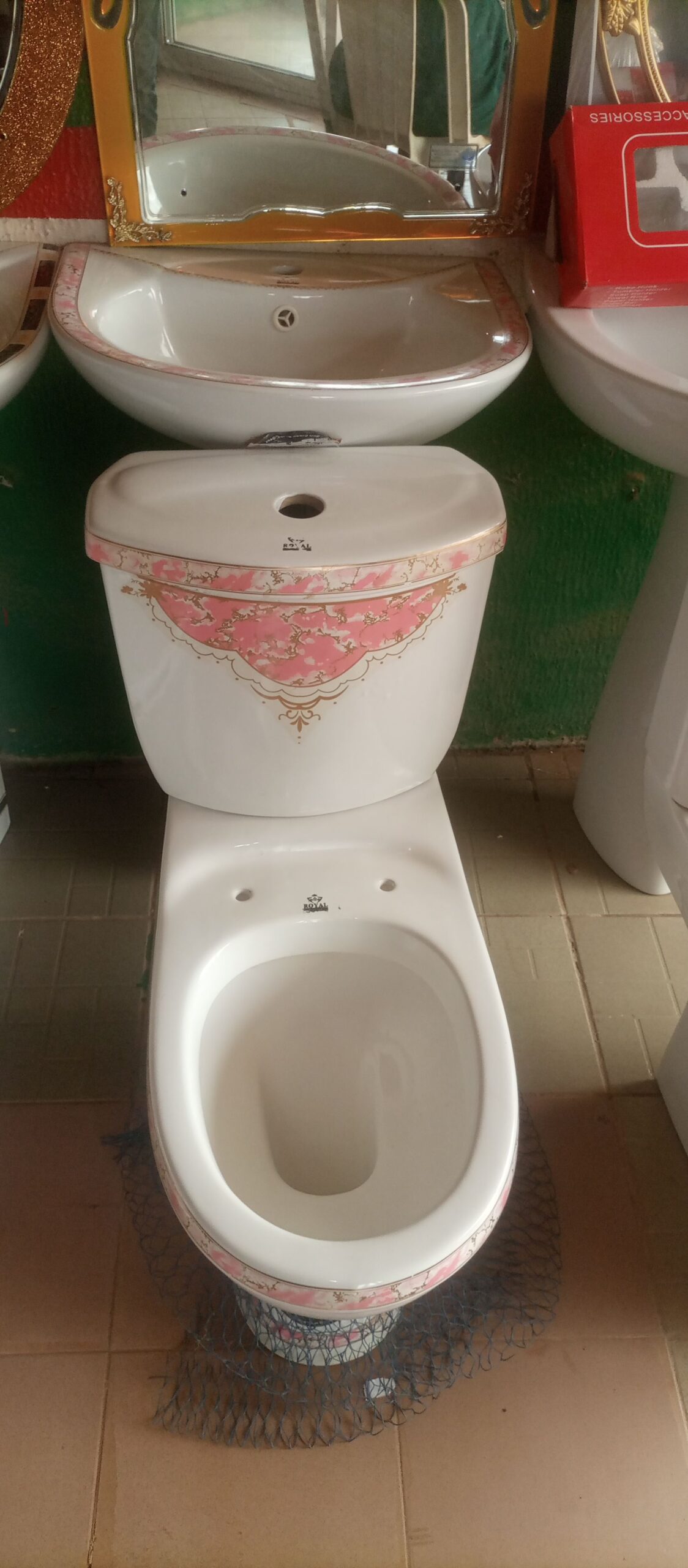 Complete Good Home WC with washing hand basing for sale at ikeja