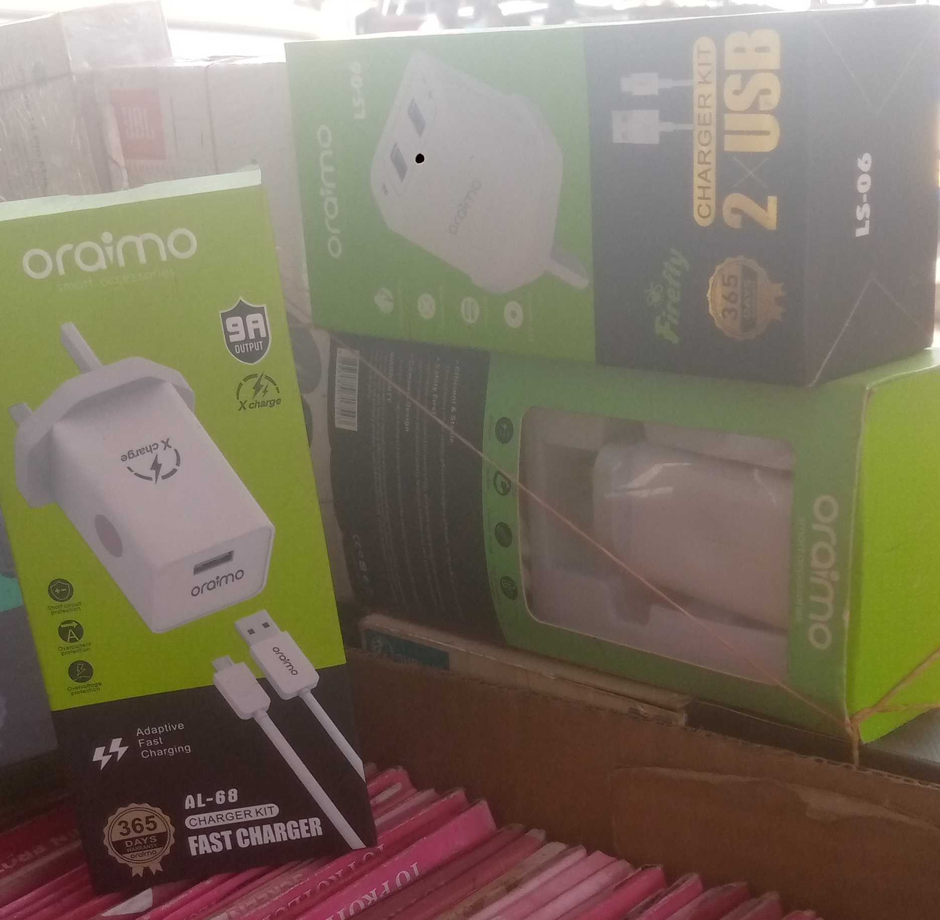 Original Oraimo Charger for sale at iyana lpaja