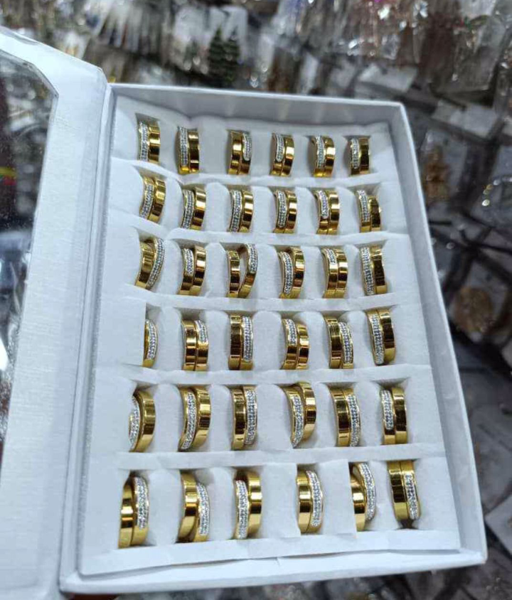 Whole Sales Gold GL Wedding Ring for sale at Ikeja