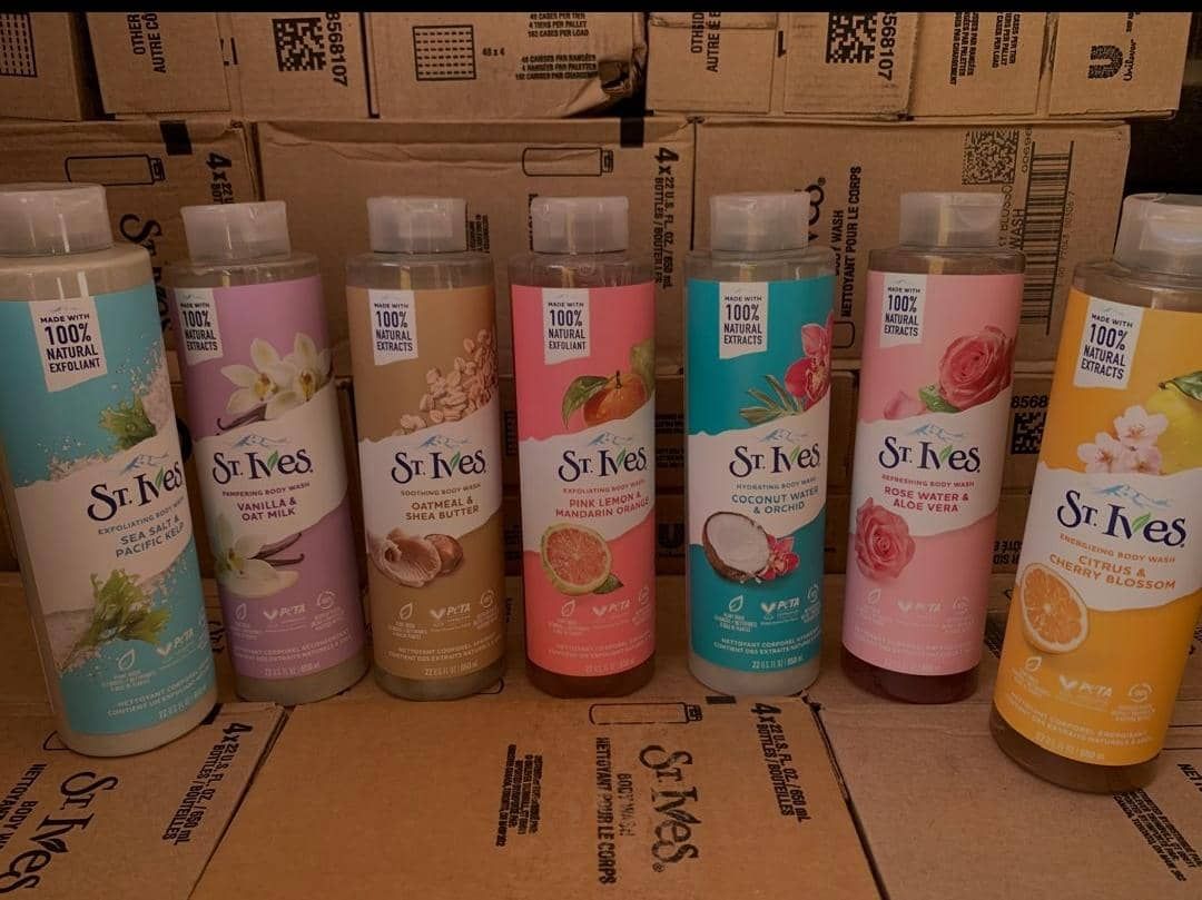 St Ives shower gel