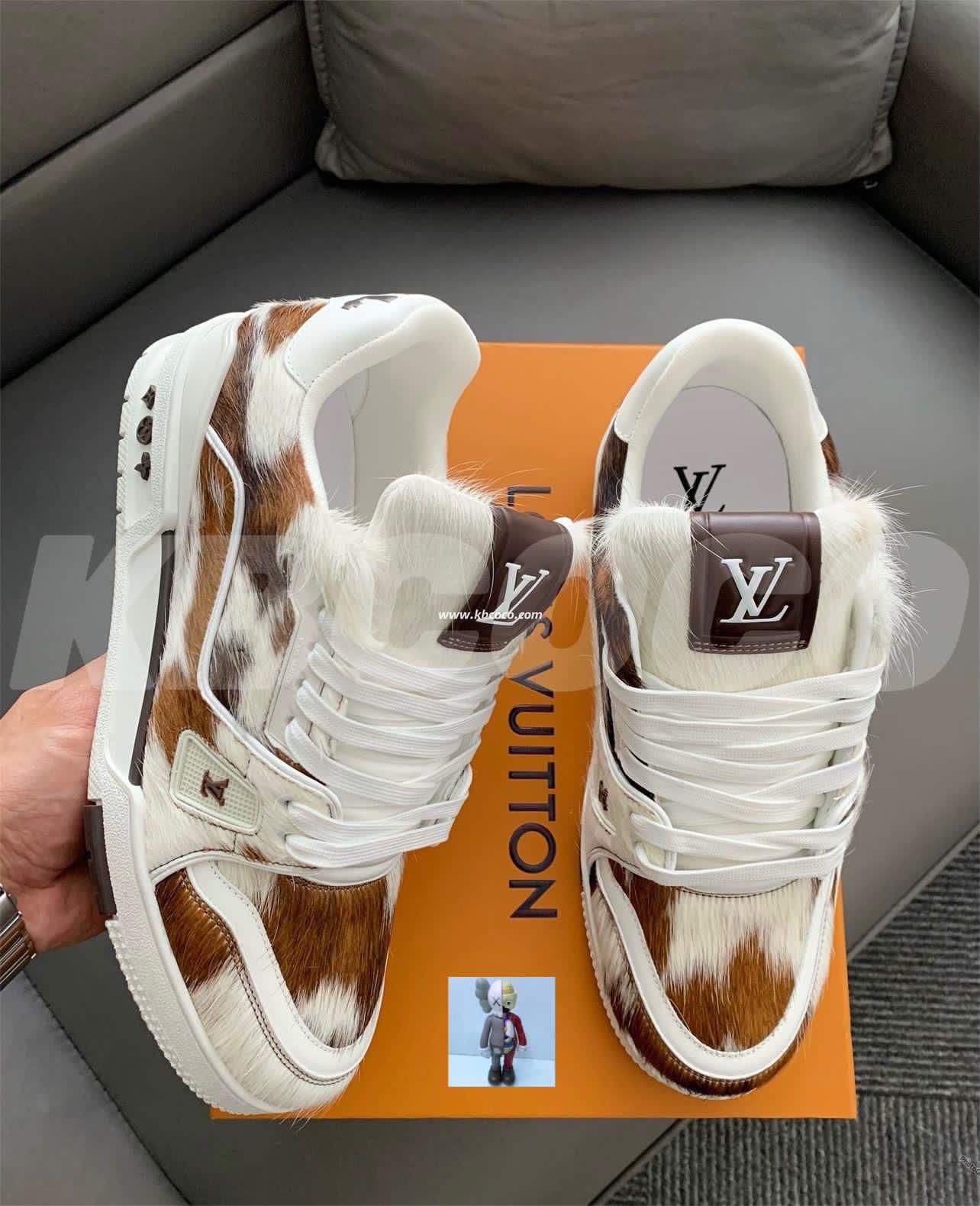 New leather Napa Blanca and Louis Vuitton sneakers
