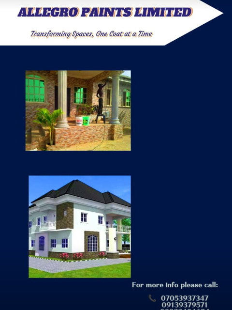 ALLEGRO PAINTS LIMITED